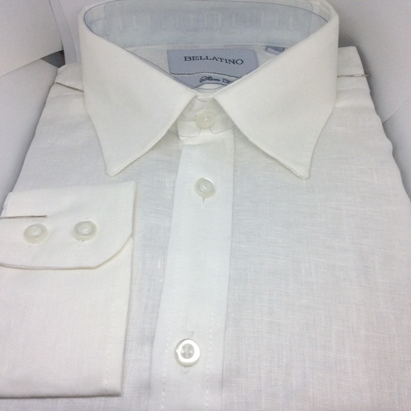 New Irish linen men’s dress shirt - Picture 3 of 8